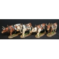 WSP107 4 Oxen for wagons and carts 